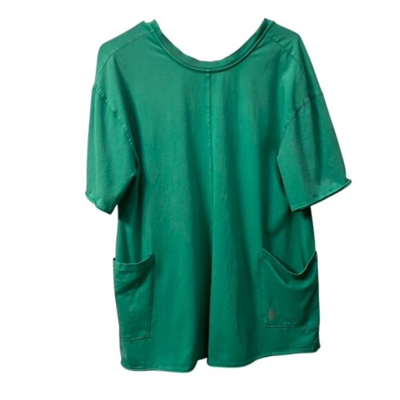 Free People Hot Shot Tee Romper Green Size XS - Picture 4 of 16